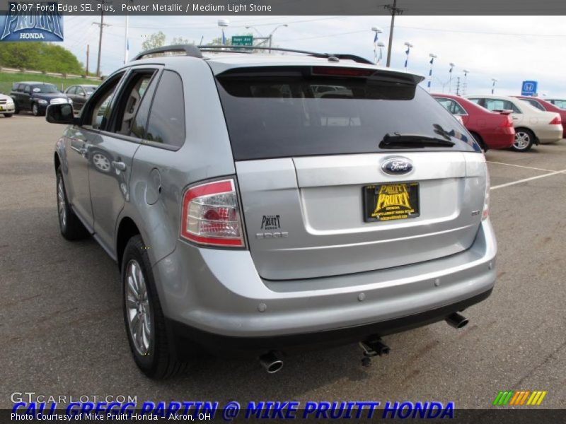 Pewter Metallic / Medium Light Stone 2007 Ford Edge SEL Plus