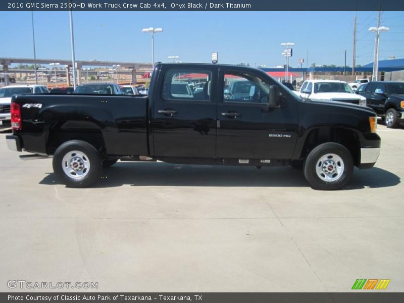 Onyx Black / Dark Titanium 2010 GMC Sierra 2500HD Work Truck Crew Cab 4x4