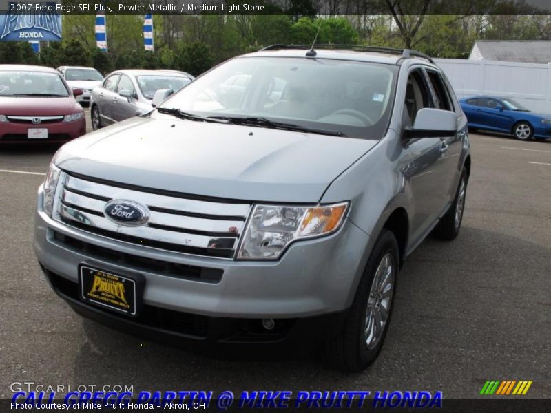 Pewter Metallic / Medium Light Stone 2007 Ford Edge SEL Plus