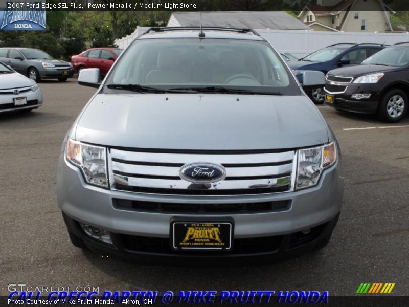 Pewter Metallic / Medium Light Stone 2007 Ford Edge SEL Plus