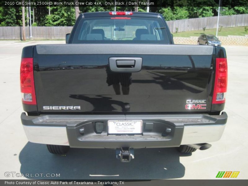 Onyx Black / Dark Titanium 2010 GMC Sierra 2500HD Work Truck Crew Cab 4x4