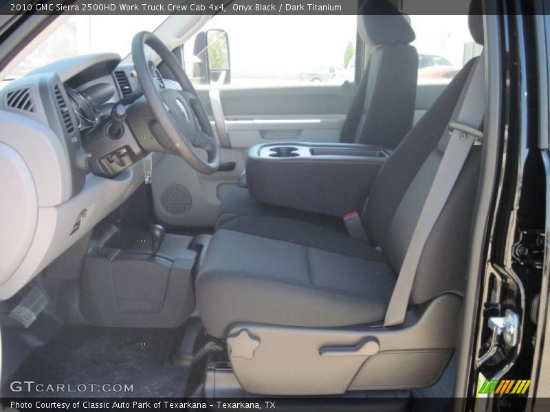 Onyx Black / Dark Titanium 2010 GMC Sierra 2500HD Work Truck Crew Cab 4x4