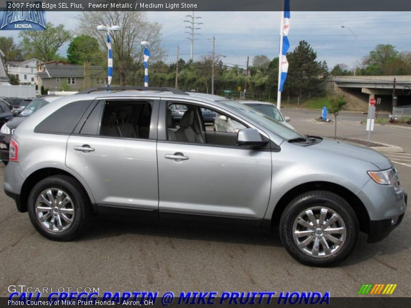 Pewter Metallic / Medium Light Stone 2007 Ford Edge SEL Plus