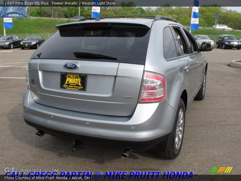 Pewter Metallic / Medium Light Stone 2007 Ford Edge SEL Plus