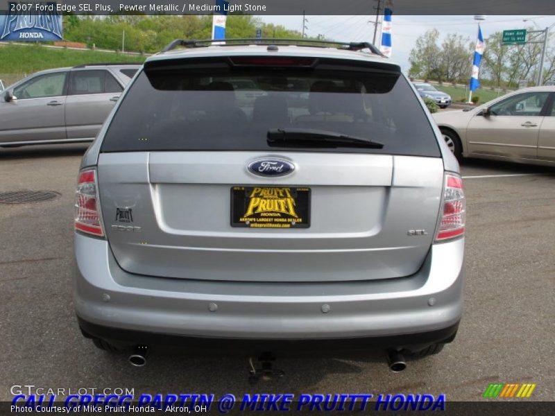 Pewter Metallic / Medium Light Stone 2007 Ford Edge SEL Plus