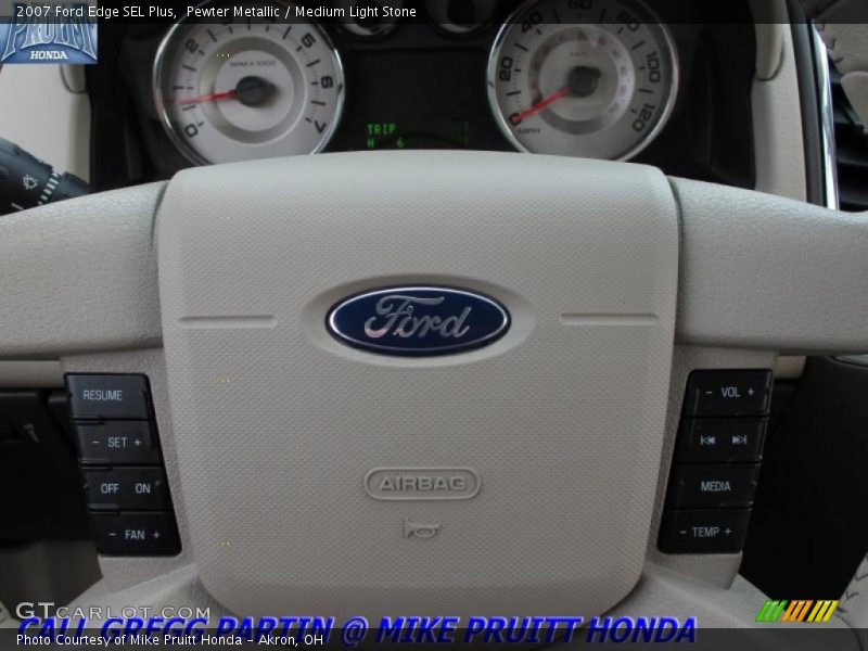 Pewter Metallic / Medium Light Stone 2007 Ford Edge SEL Plus