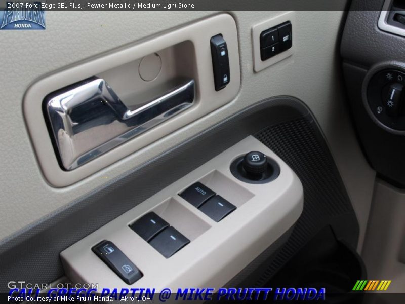 Pewter Metallic / Medium Light Stone 2007 Ford Edge SEL Plus