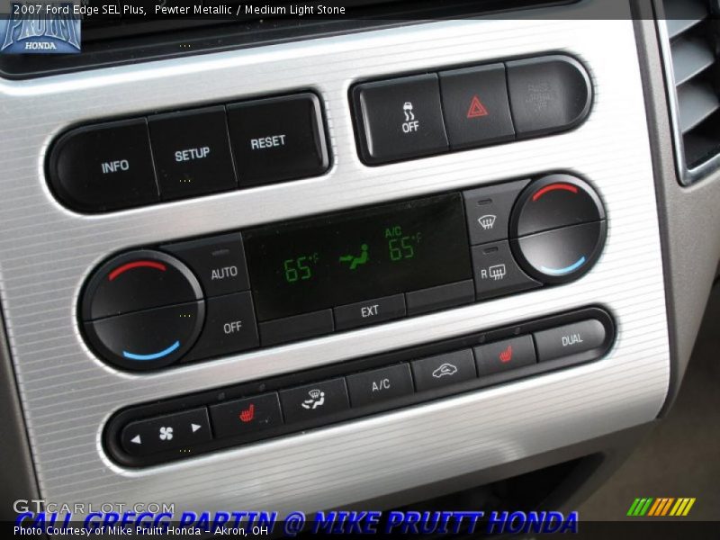 Pewter Metallic / Medium Light Stone 2007 Ford Edge SEL Plus