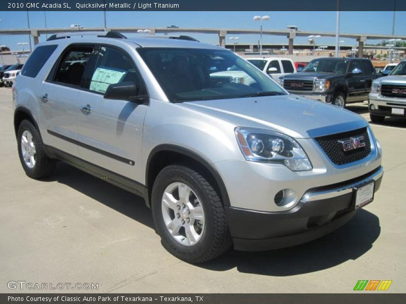 Quicksilver Metallic / Light Titanium 2010 GMC Acadia SL
