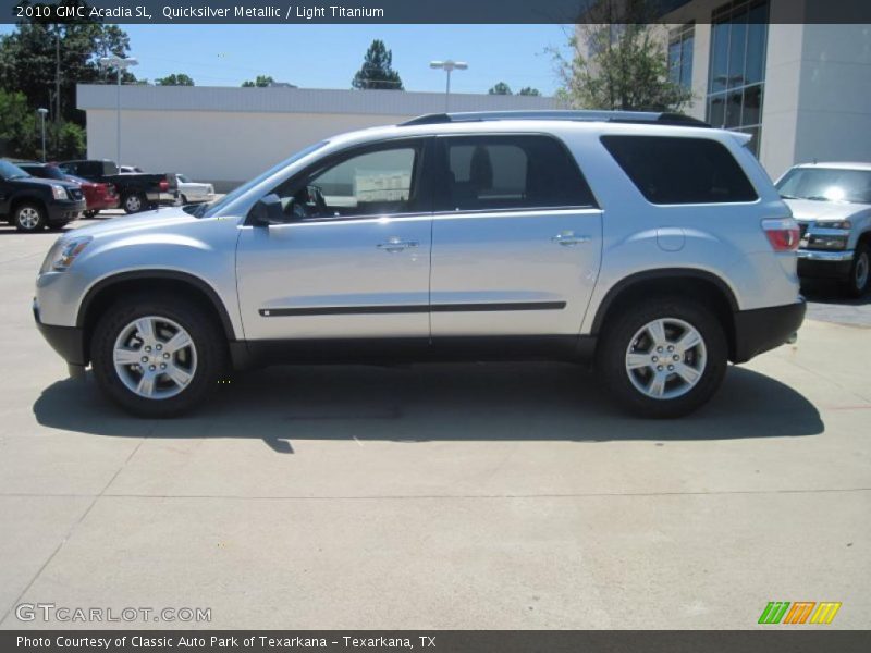 Quicksilver Metallic / Light Titanium 2010 GMC Acadia SL