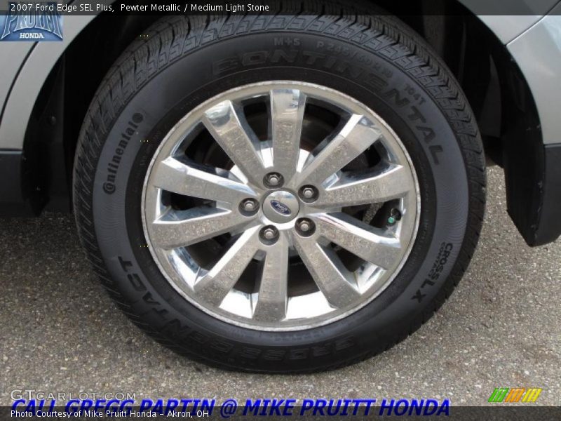 Pewter Metallic / Medium Light Stone 2007 Ford Edge SEL Plus