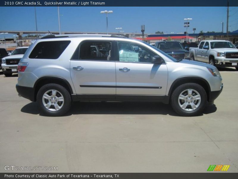 Quicksilver Metallic / Light Titanium 2010 GMC Acadia SL