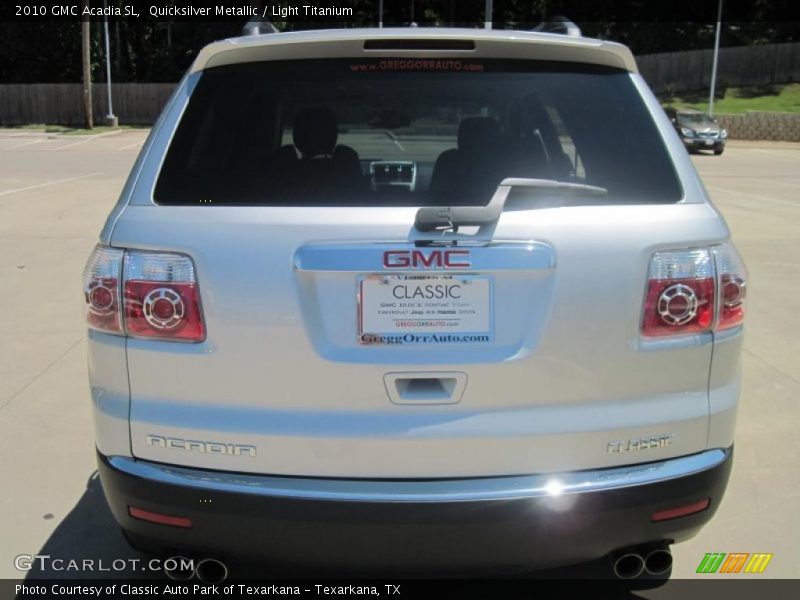 Quicksilver Metallic / Light Titanium 2010 GMC Acadia SL