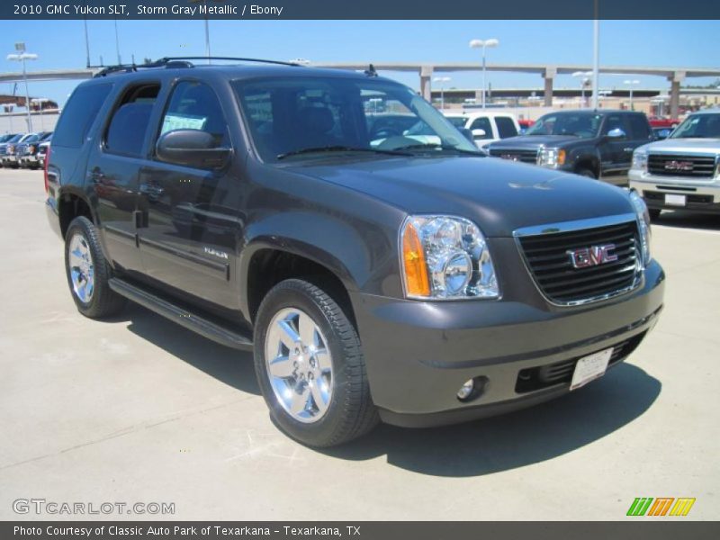 Storm Gray Metallic / Ebony 2010 GMC Yukon SLT