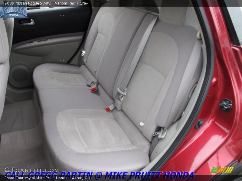 Venom Red / Gray 2009 Nissan Rogue S AWD