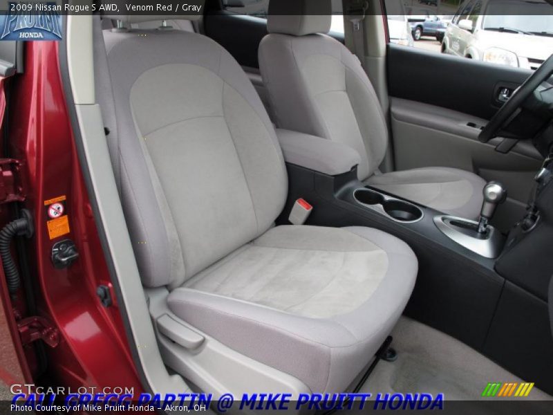 Venom Red / Gray 2009 Nissan Rogue S AWD