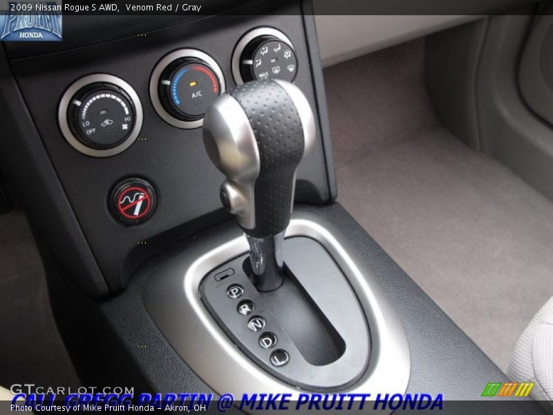 Venom Red / Gray 2009 Nissan Rogue S AWD