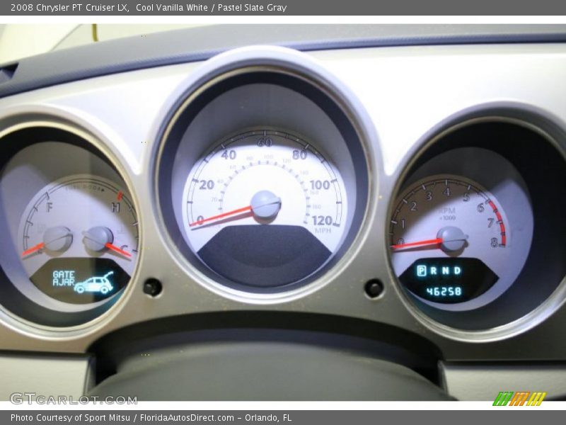 Cool Vanilla White / Pastel Slate Gray 2008 Chrysler PT Cruiser LX