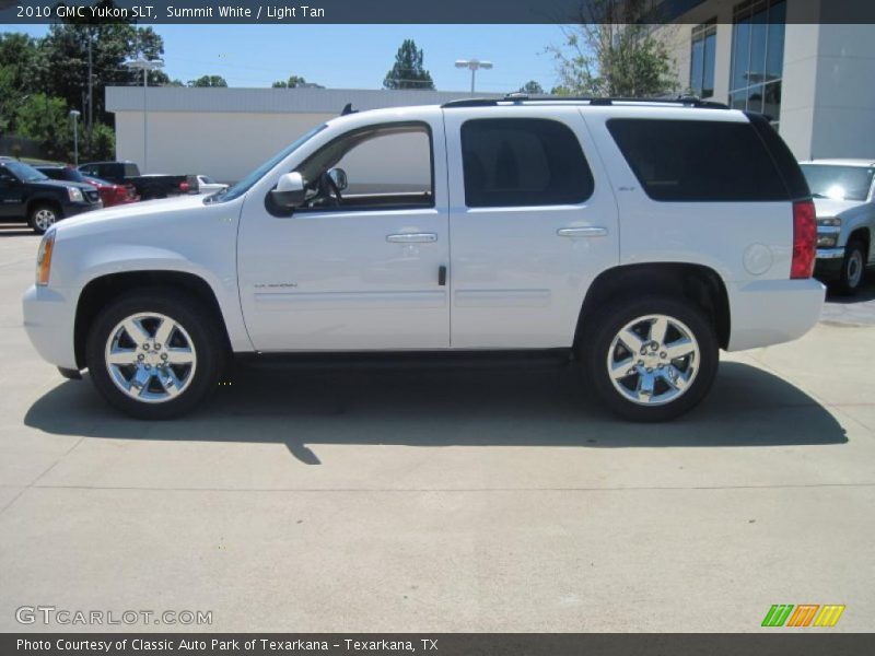 Summit White / Light Tan 2010 GMC Yukon SLT
