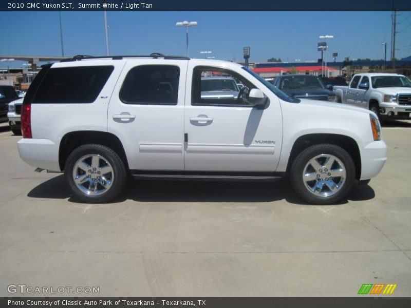 Summit White / Light Tan 2010 GMC Yukon SLT