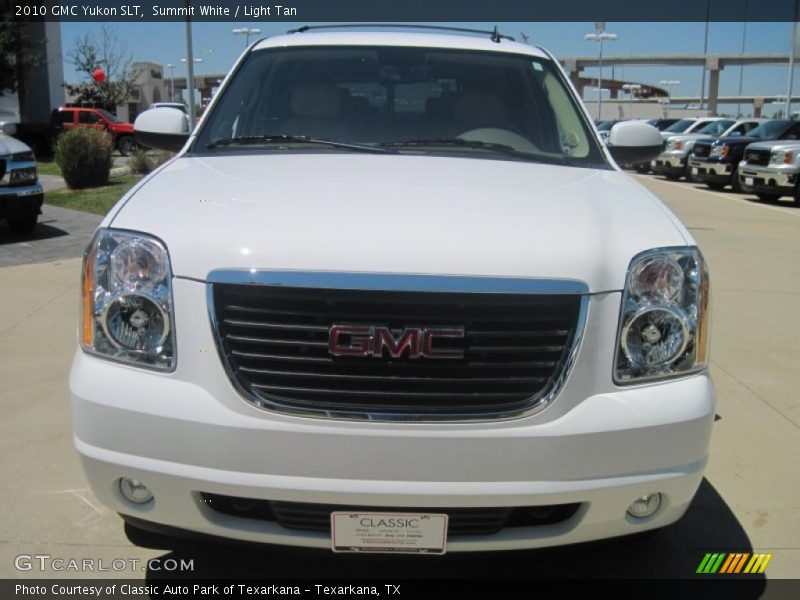 Summit White / Light Tan 2010 GMC Yukon SLT