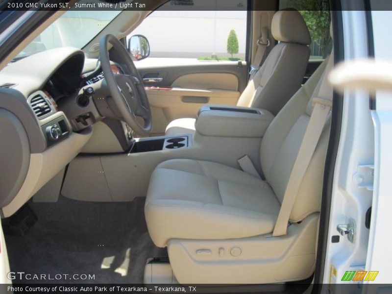 Summit White / Light Tan 2010 GMC Yukon SLT