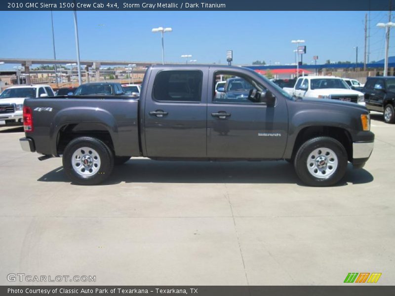 Storm Gray Metallic / Dark Titanium 2010 GMC Sierra 1500 Crew Cab 4x4