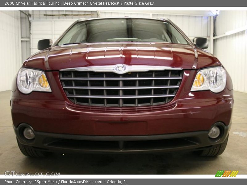 Deep Crimson Crystal Pearlcoat / Pastel Slate Gray 2008 Chrysler Pacifica Touring