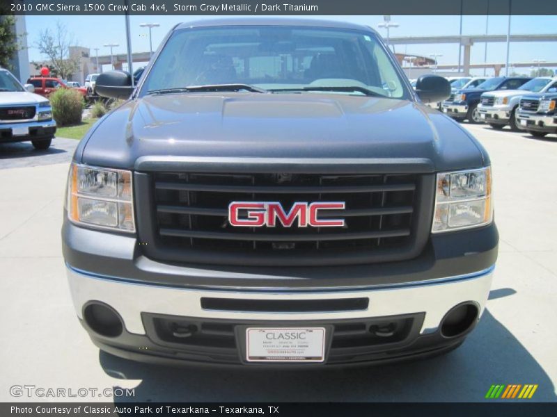 Storm Gray Metallic / Dark Titanium 2010 GMC Sierra 1500 Crew Cab 4x4