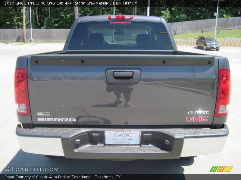 Storm Gray Metallic / Dark Titanium 2010 GMC Sierra 1500 Crew Cab 4x4