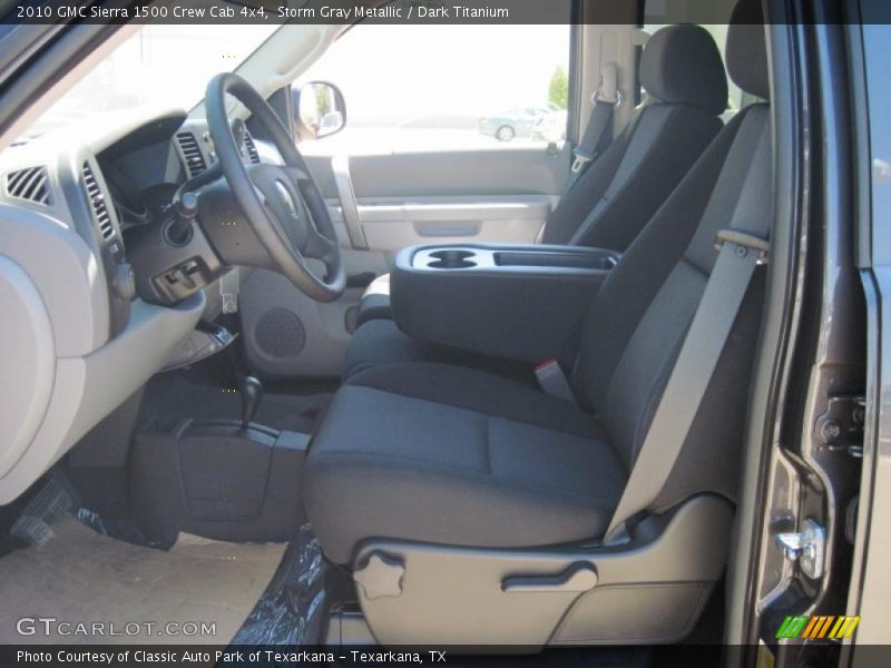 Storm Gray Metallic / Dark Titanium 2010 GMC Sierra 1500 Crew Cab 4x4
