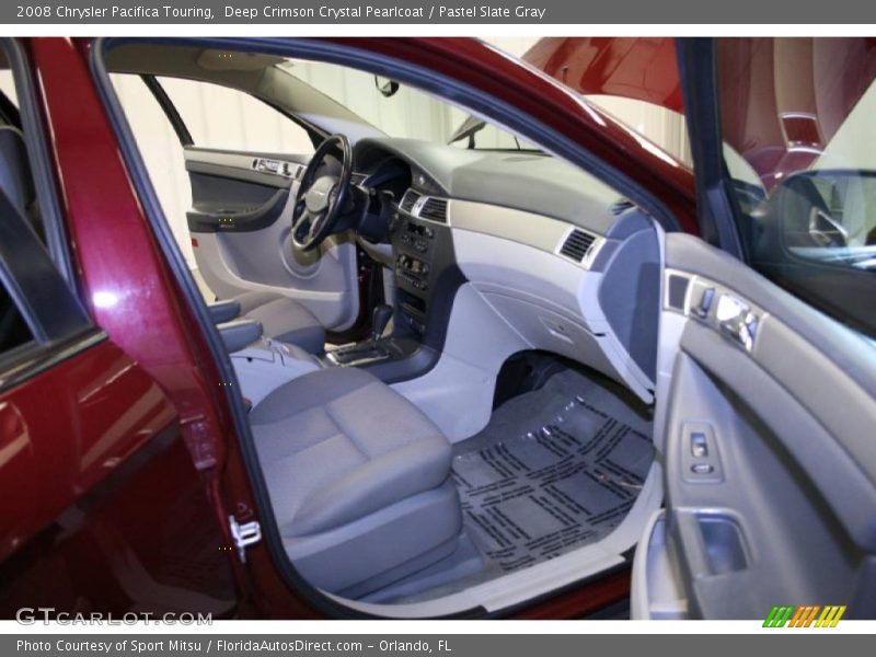 Deep Crimson Crystal Pearlcoat / Pastel Slate Gray 2008 Chrysler Pacifica Touring