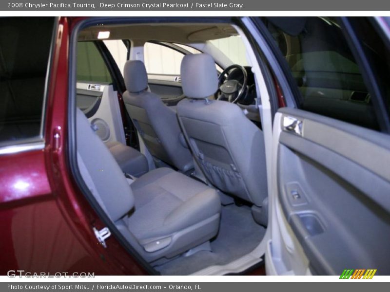 Deep Crimson Crystal Pearlcoat / Pastel Slate Gray 2008 Chrysler Pacifica Touring