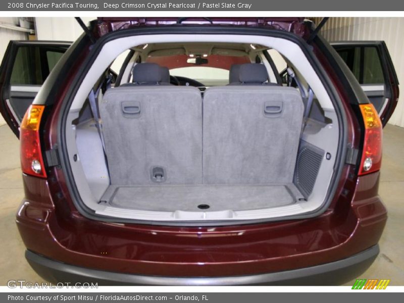 Deep Crimson Crystal Pearlcoat / Pastel Slate Gray 2008 Chrysler Pacifica Touring