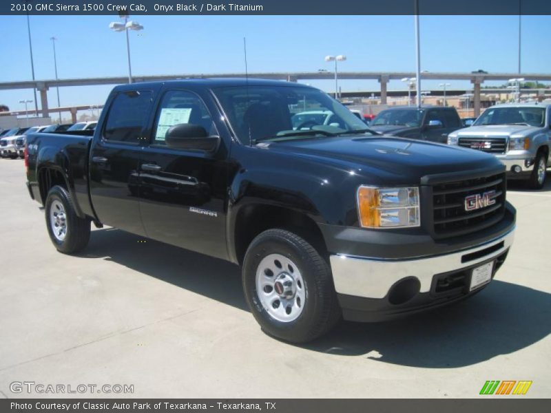 Onyx Black / Dark Titanium 2010 GMC Sierra 1500 Crew Cab