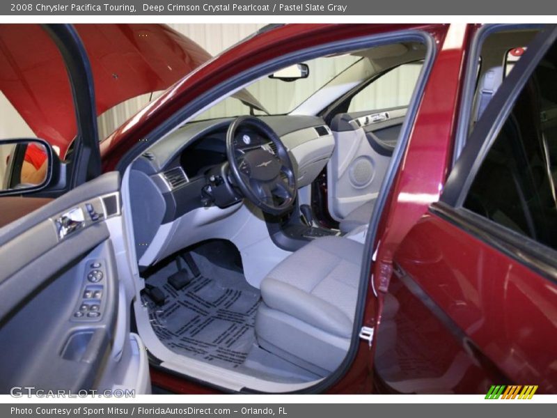 Deep Crimson Crystal Pearlcoat / Pastel Slate Gray 2008 Chrysler Pacifica Touring