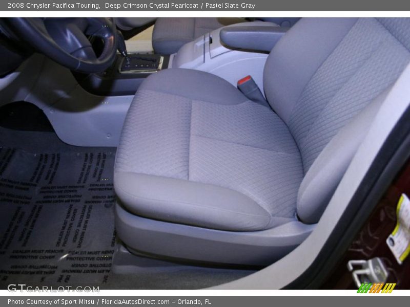 Deep Crimson Crystal Pearlcoat / Pastel Slate Gray 2008 Chrysler Pacifica Touring
