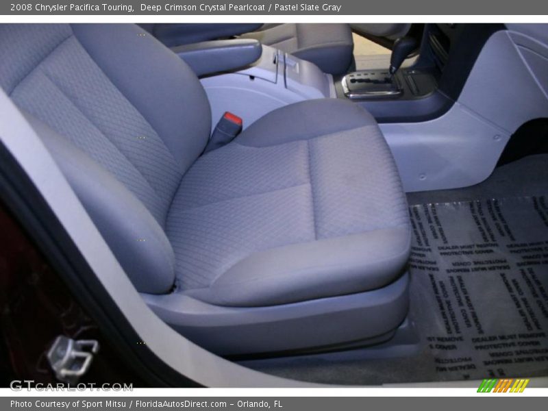 Deep Crimson Crystal Pearlcoat / Pastel Slate Gray 2008 Chrysler Pacifica Touring