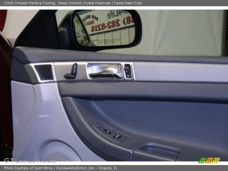Deep Crimson Crystal Pearlcoat / Pastel Slate Gray 2008 Chrysler Pacifica Touring
