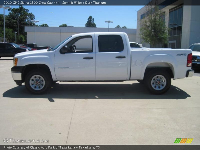 Summit White / Dark Titanium 2010 GMC Sierra 1500 Crew Cab 4x4