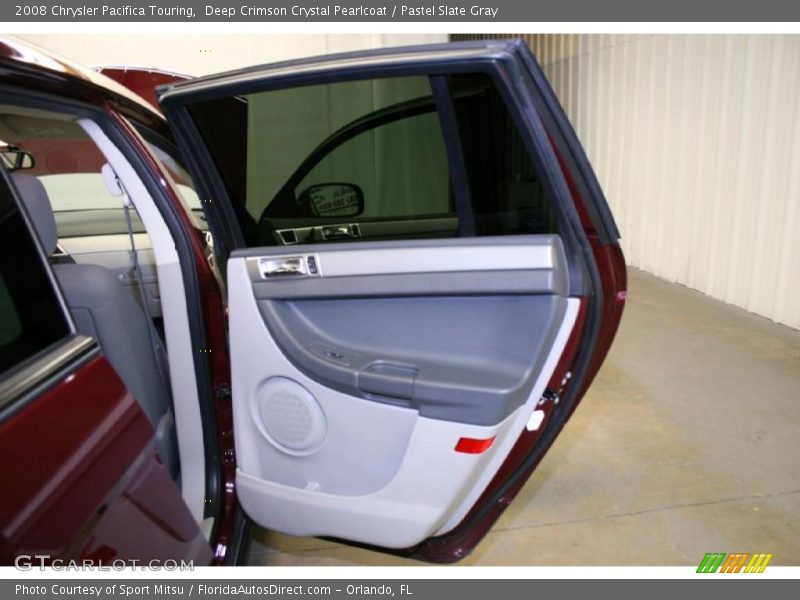 Deep Crimson Crystal Pearlcoat / Pastel Slate Gray 2008 Chrysler Pacifica Touring