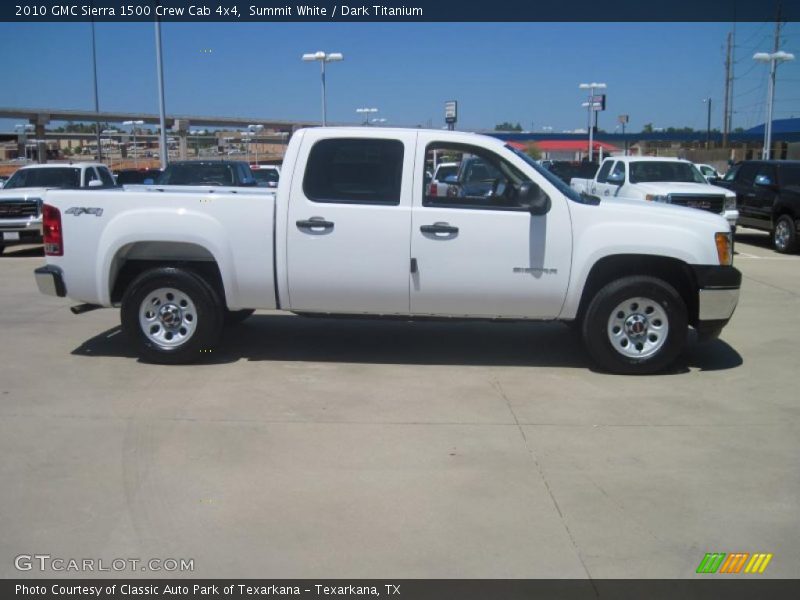Summit White / Dark Titanium 2010 GMC Sierra 1500 Crew Cab 4x4