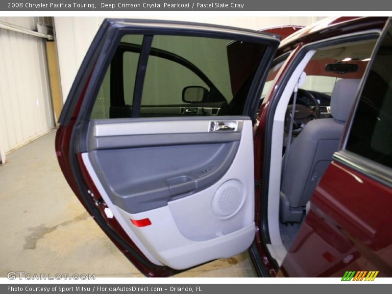 Deep Crimson Crystal Pearlcoat / Pastel Slate Gray 2008 Chrysler Pacifica Touring
