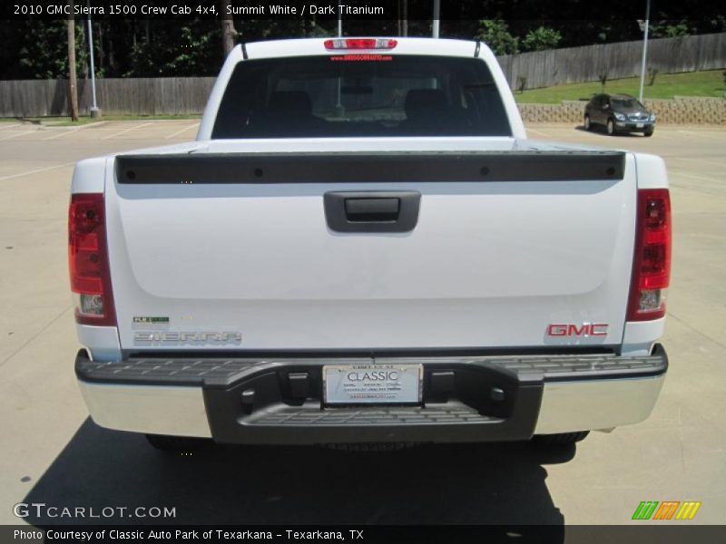 Summit White / Dark Titanium 2010 GMC Sierra 1500 Crew Cab 4x4