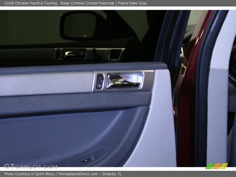 Deep Crimson Crystal Pearlcoat / Pastel Slate Gray 2008 Chrysler Pacifica Touring