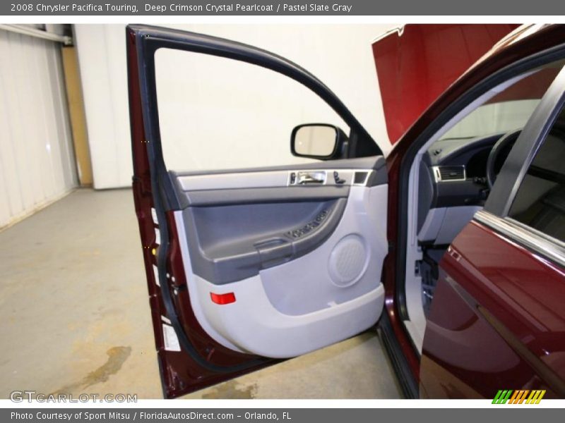 Deep Crimson Crystal Pearlcoat / Pastel Slate Gray 2008 Chrysler Pacifica Touring