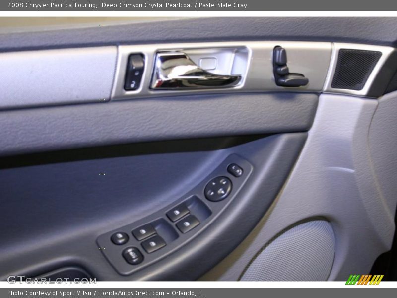 Deep Crimson Crystal Pearlcoat / Pastel Slate Gray 2008 Chrysler Pacifica Touring