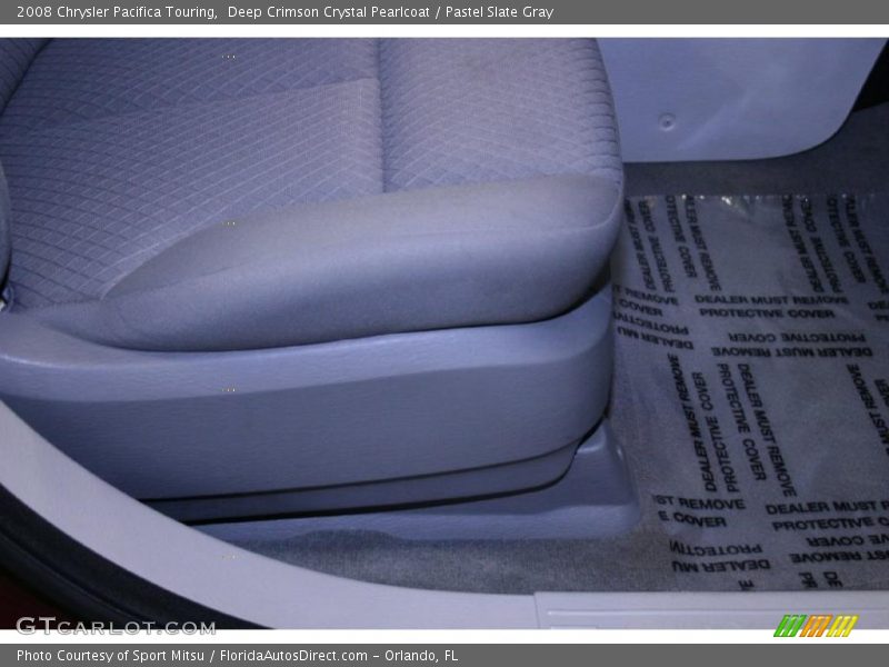 Deep Crimson Crystal Pearlcoat / Pastel Slate Gray 2008 Chrysler Pacifica Touring