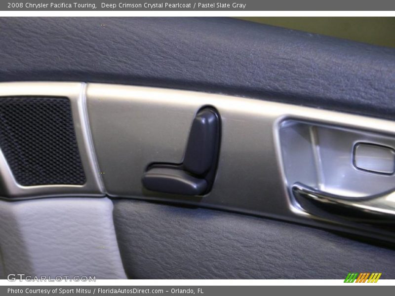 Deep Crimson Crystal Pearlcoat / Pastel Slate Gray 2008 Chrysler Pacifica Touring