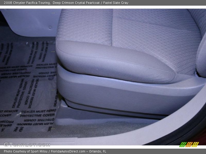 Deep Crimson Crystal Pearlcoat / Pastel Slate Gray 2008 Chrysler Pacifica Touring